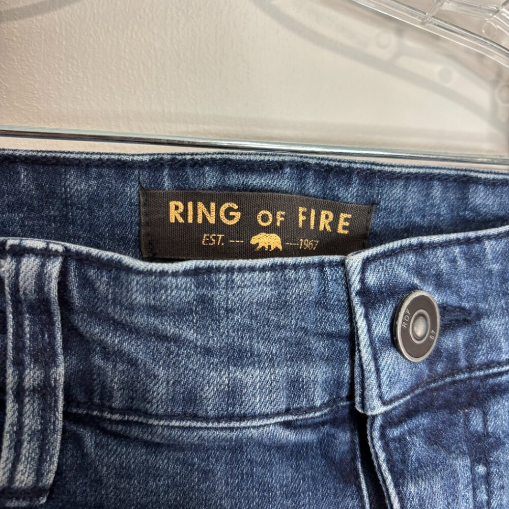Men's Ring of Fire Blue Slim Jeans Size 33 x 34 (Flawed) - Picture 3 of 5
